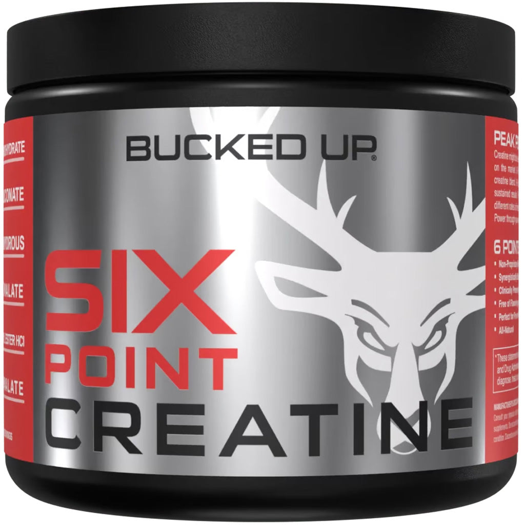 Bucked Up 6-Point Creatine Powder Unflavored 30 Servings