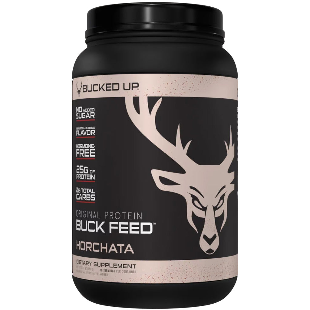 Bucked Up Buck Feed Whey Protein Horchata Flavor 30 Servings