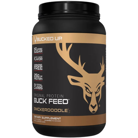 Bucked Up Buck Feed Whey Protein Snickerdoodle Flavor 30 Servings