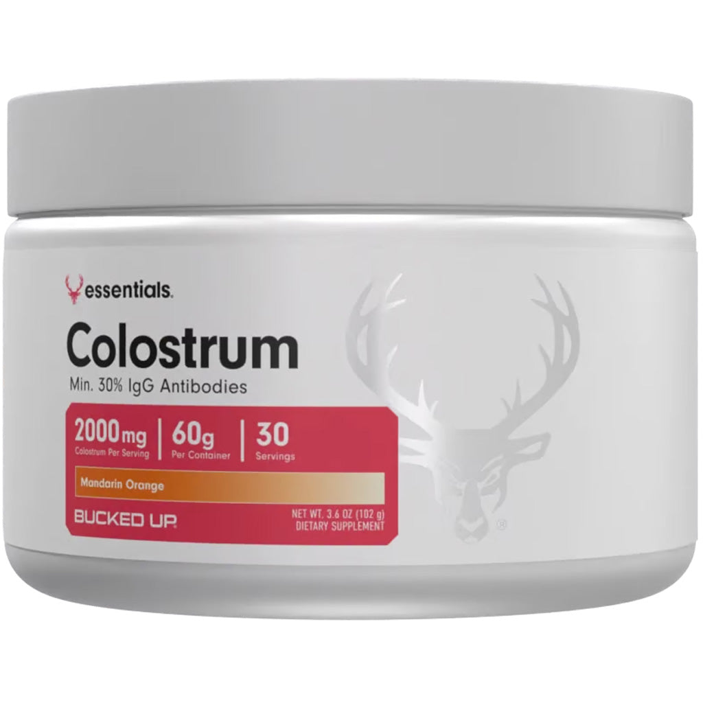 Bucked Up Bovine Colostrum Supplement Orange Flavor 30 Servings