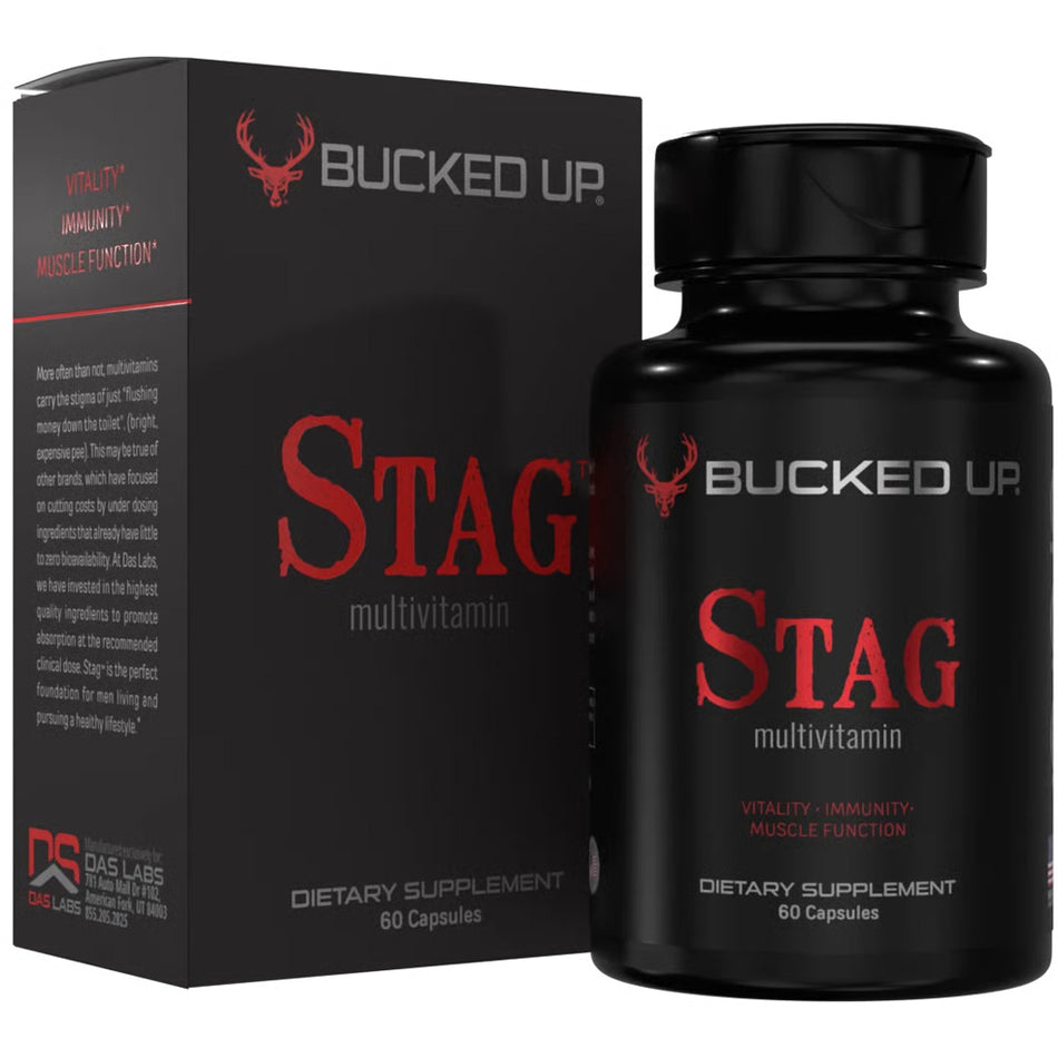 Bucked Up Stag Men's Full Spectrum Multivitamin 60 Capsules