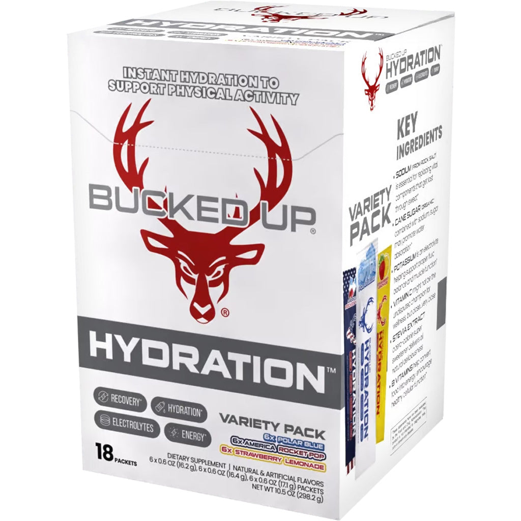 Bucked Up Hydration 2.0 BKFC Lemonade Performance Electrolyte Mix 18ct Box