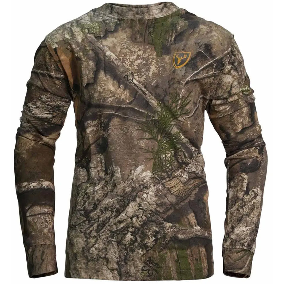 Blocker Youth Fused Cotton LS Hunting Shirt Realtree APX Youth Small
