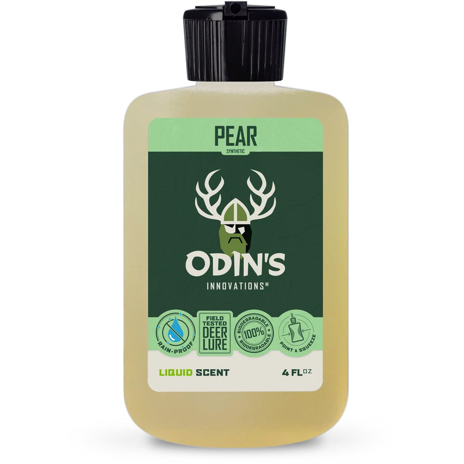 Odin's Innovations 4oz Pear Scent Liquid Attractant Bottle