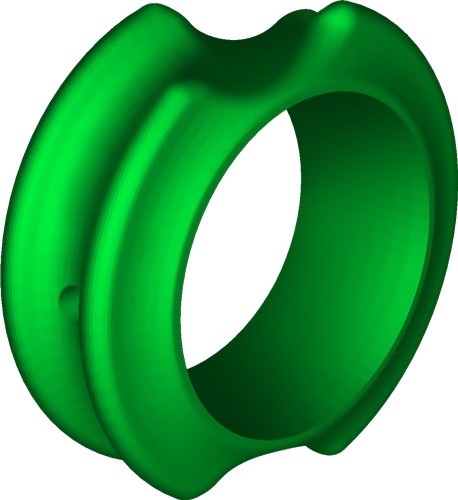 G5 Meta Pro Large Hunter 1/4" Green Peep Sight for High Speed Bows