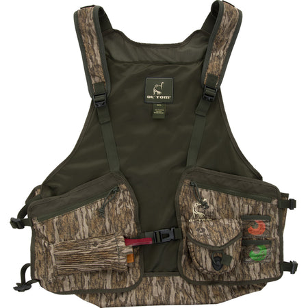 Drake Ol' Tom Turkey Strap Vest Camo MO Bottomland One Size