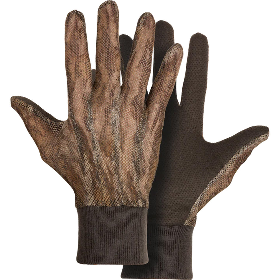 Drake Ol' Tom Mesh Turkey Hunting Gloves MO Bottomland Large/XL