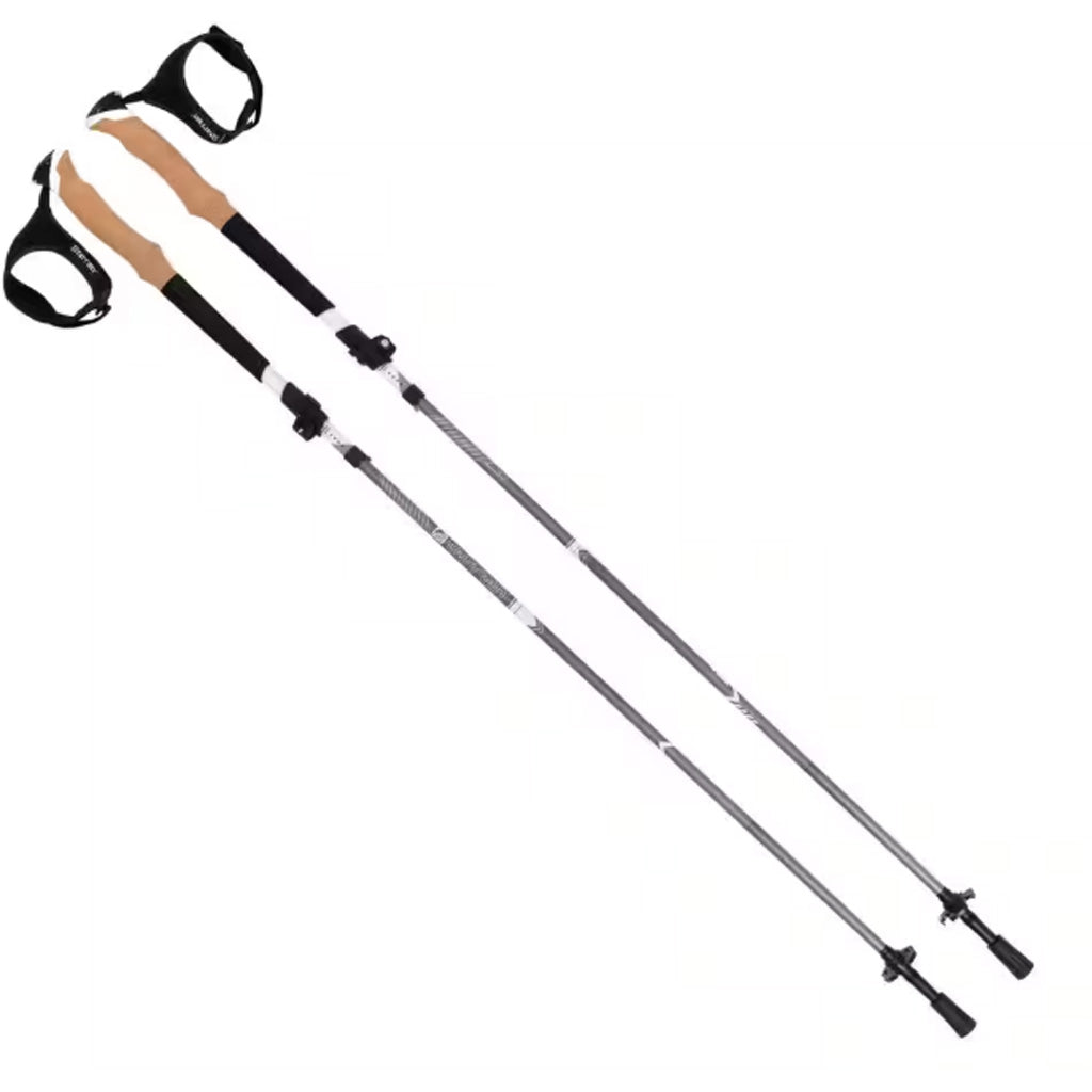 Alpha Aluminum Z-Pole Trekking Poles Pair Night Shade Color