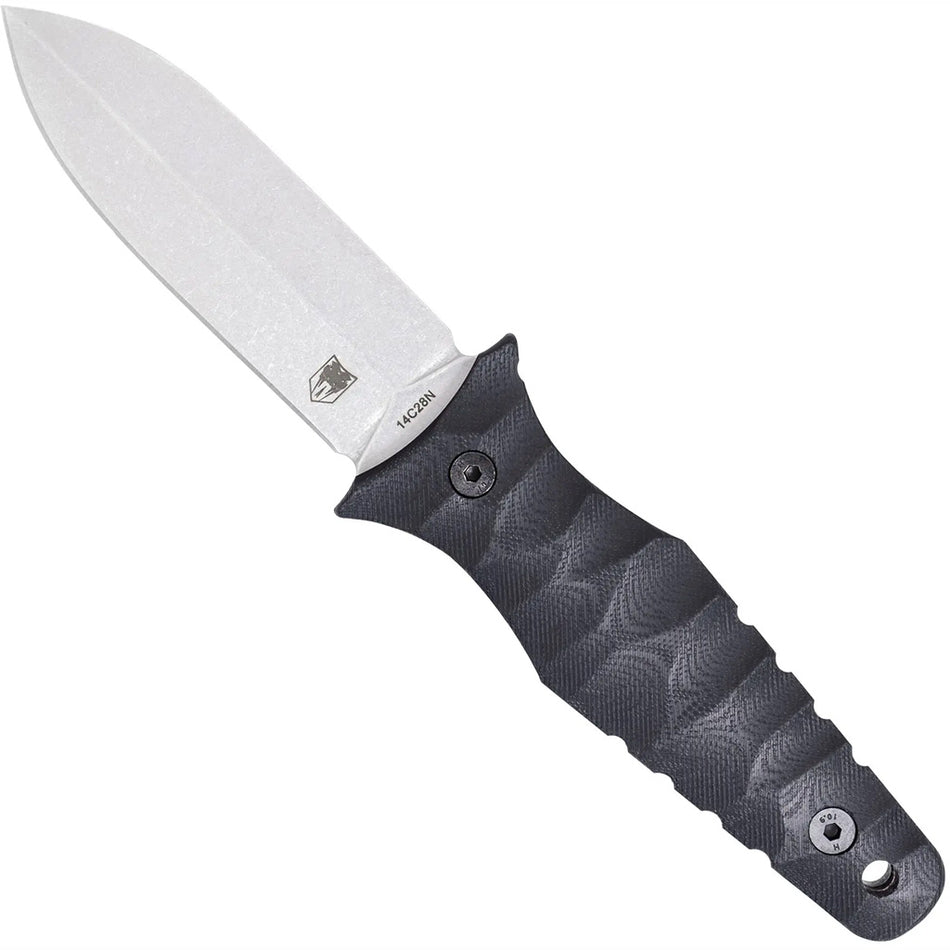 CobraTec Claymore Single-Edge Dagger Fixed Blade Satin Stonewash