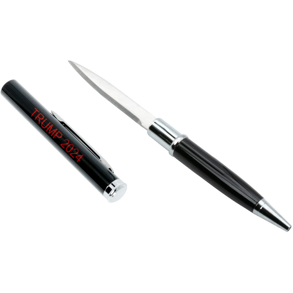 CobraTec Trump Pen Knife with Concealed Fixed Blade