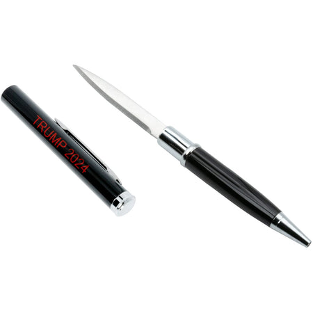 CobraTec Trump Pen Knife with Concealed Fixed Blade