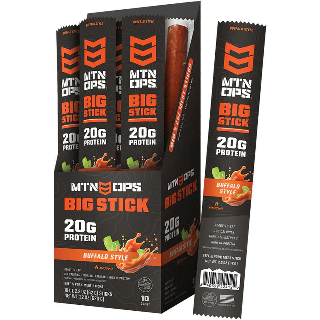 MTN Ops Buffalo Big Meat Stick Box of 10