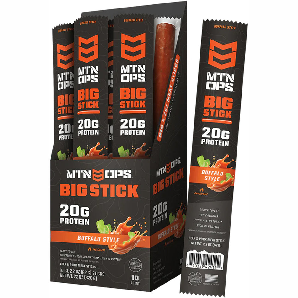 MTN Ops Buffalo Big Meat Stick Box of 10