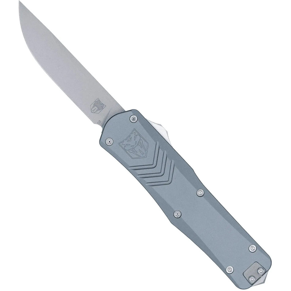 CobraTec FS-X Generation 3 Medium OTF Double Action Knife in Grey