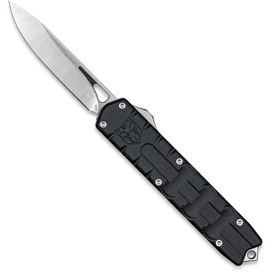 CobraTec Enforcer Medium M390 Out-the-Front Knife in Black