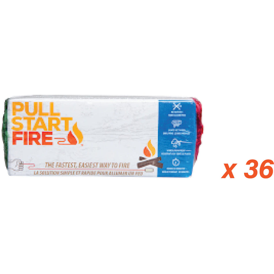 Pull Start Fire String Ignition Firestarter Refill 36-Pack Singles