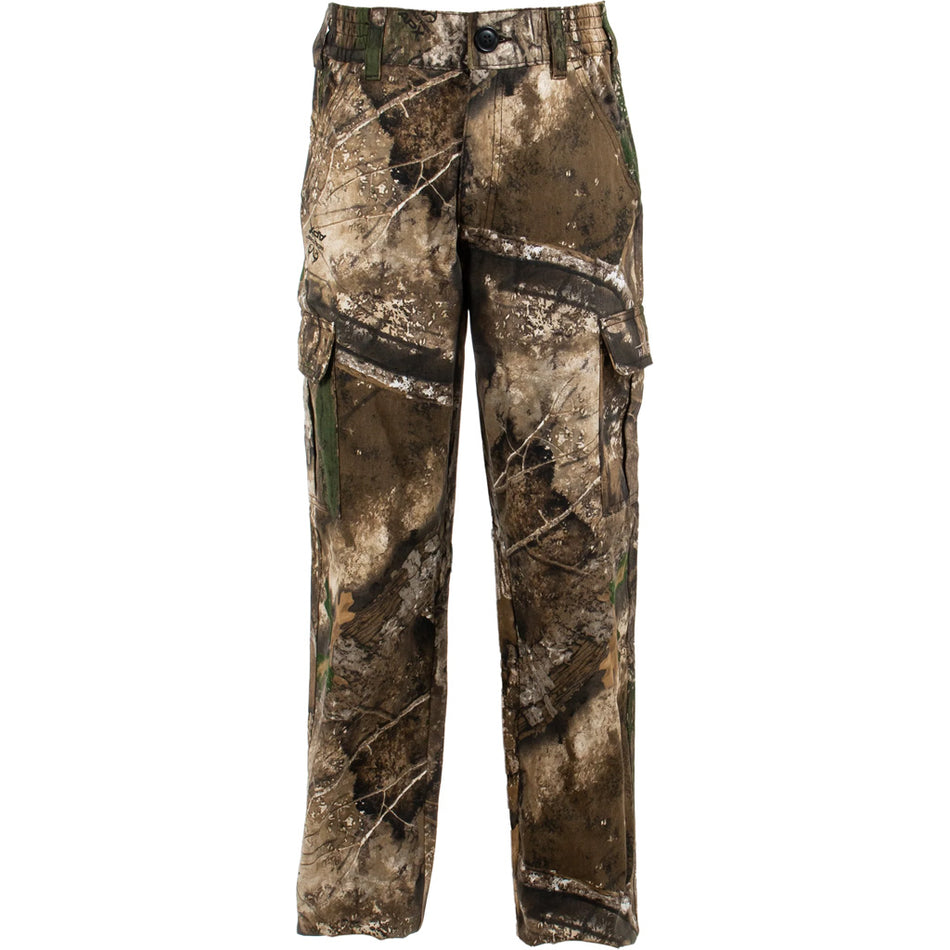 Habit Youth 6 Pocket Hunting Cargo Pants Realtree APX Small Camo