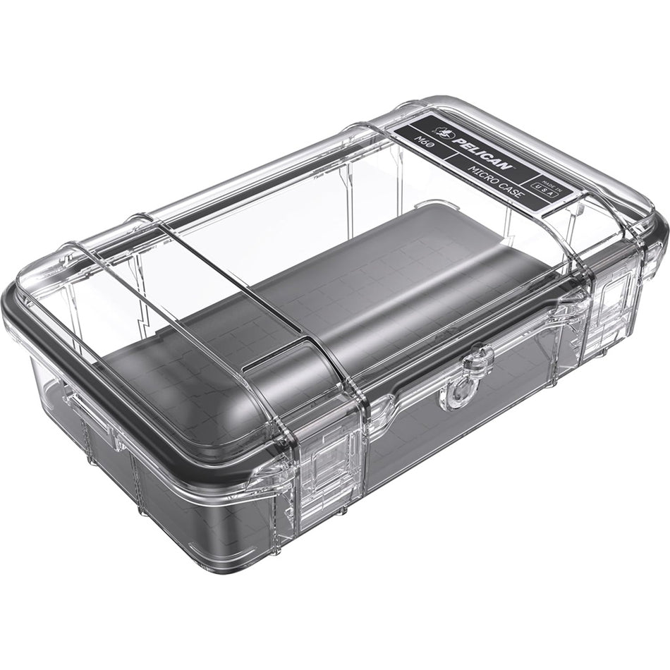 Pelican Waterproof M60 Micro Case Black/Clear