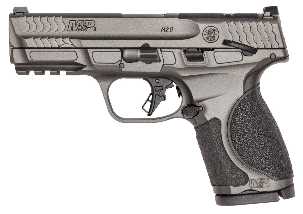 S&W M&P9 M2.0 CA Compliant Compact 9mm 4" Metal Optics Ready 10-Round Pistol - Gray