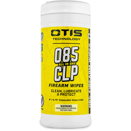 Otis Technology 085 CLP Firearm Cleaning Wipes 40 Count Canister