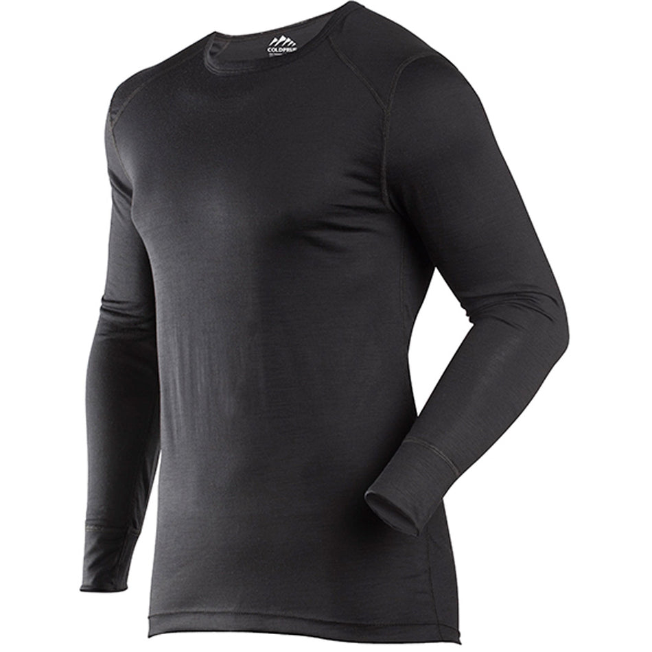 ColdPruf Classic Merino Crew Baselayer Black XL