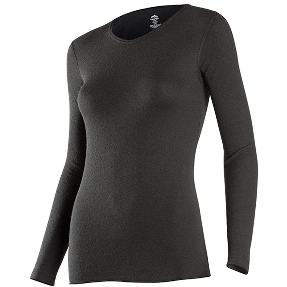 ColdPruf Women's Basic Crew Baselayer Black Medium