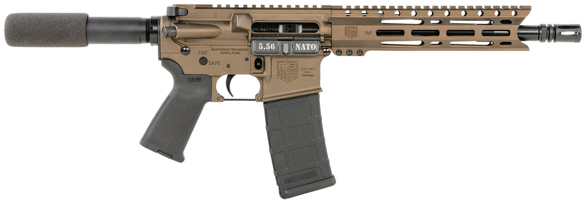 Diamondback DB15 5.56 AR Pistol 10" Midnight Bronze Picatinny Rail