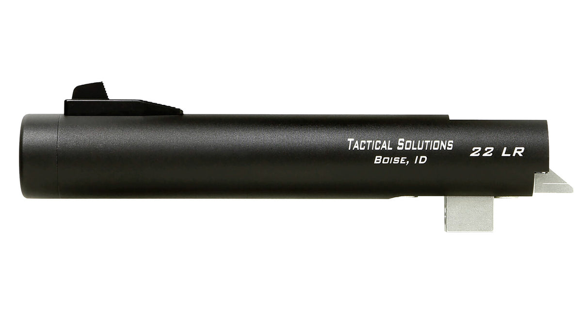 Tactical Solutions TL55TEMBNF Trail-Lite 22 LR 5.5" Black Matte Threaded Barrel Fiber Optic Sight for Browning Buck Mark