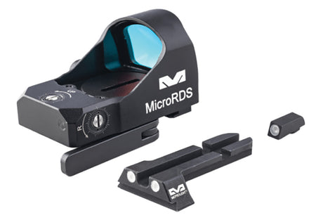 Mepro MicroRDS Red Dot Sight Kit QD Adapter Backup Sights Springfield XD