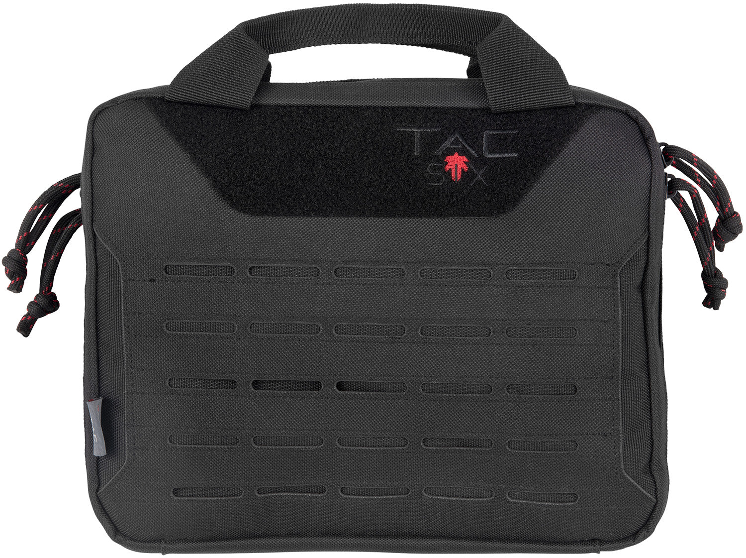 Tac Six Crew Tactical Pistol Case Black 600D Polyester Holds 2 Handguns