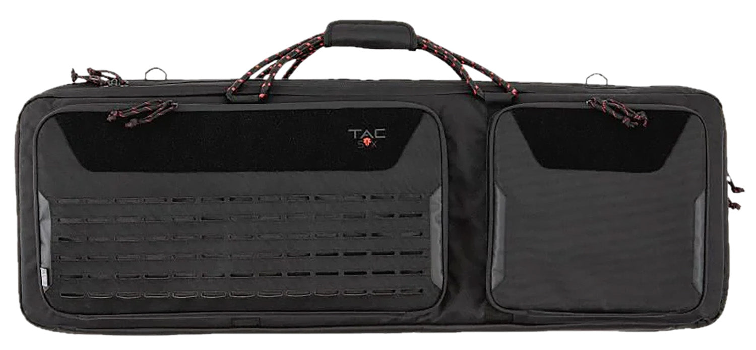 Tac Six Unit Dual Tactical Rifle Case 38 Inch Black 600D Polyester