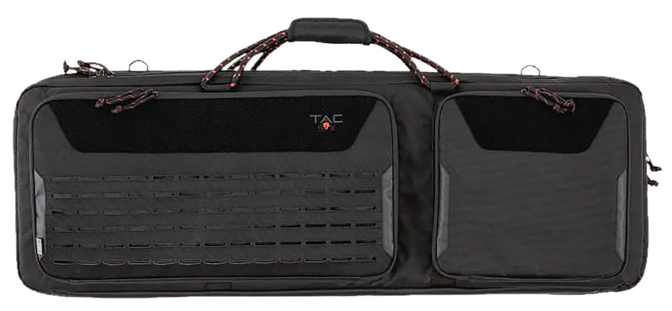 Tac Six Unit Dual Tactical Rifle Case 38 Inch Black 600D Polyester