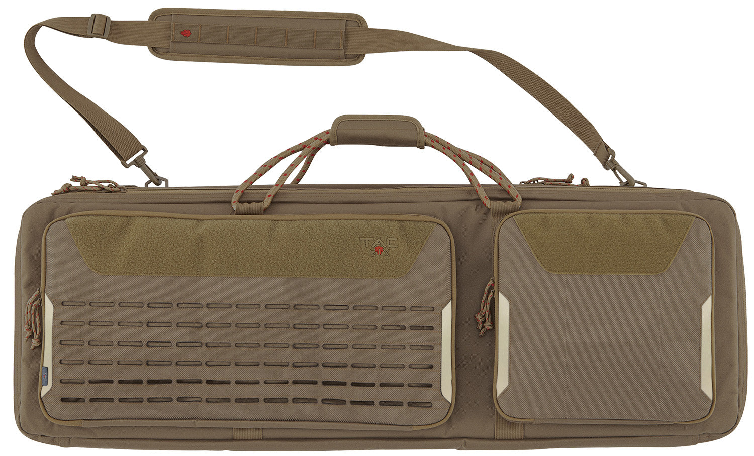 Tac Six Unit Dual Tactical Rifle Case 38 Inch Coyote Polyester