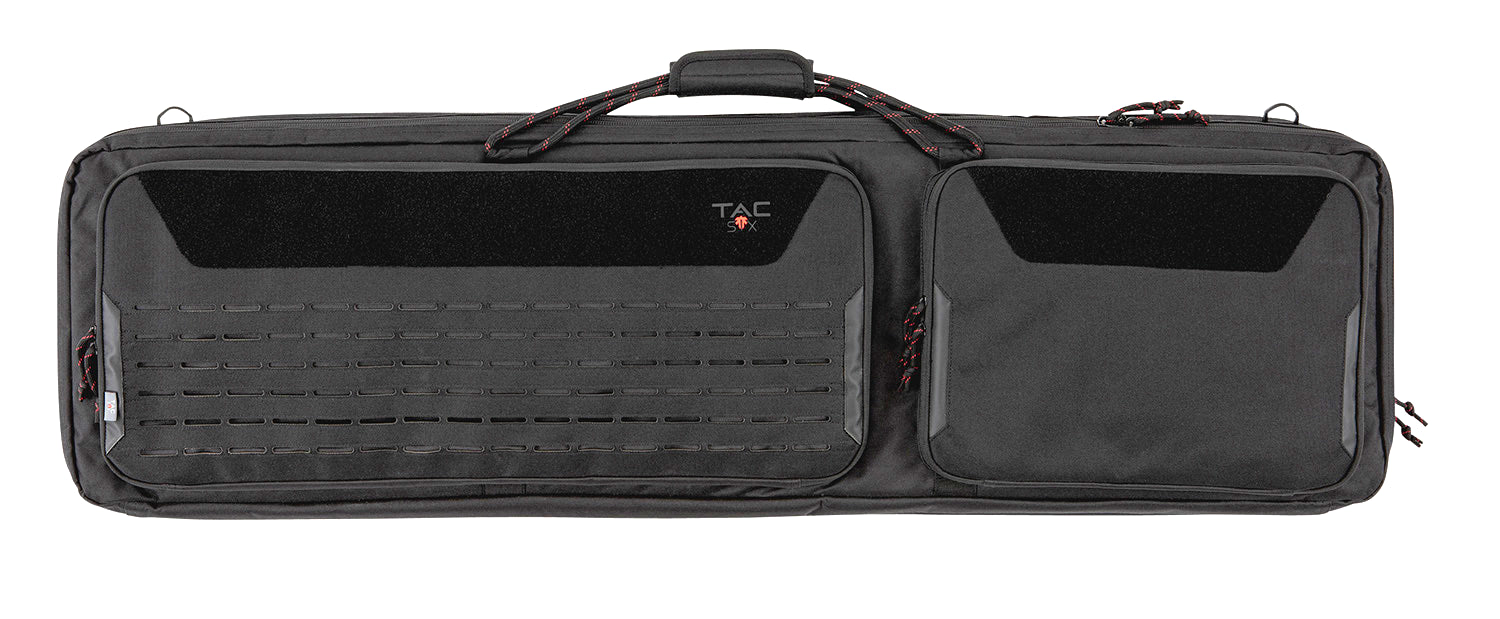 Tac Six Unit Dual Tactical Rifle Case 46 Inch Black 600D Polyester