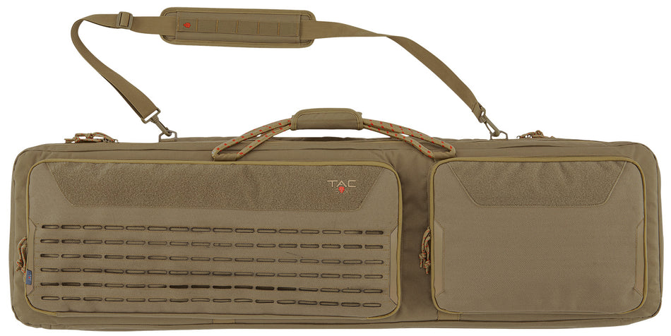 Tac Six Unit Dual Tactical Rifle Case 46 Inch Coyote 600D Polyester