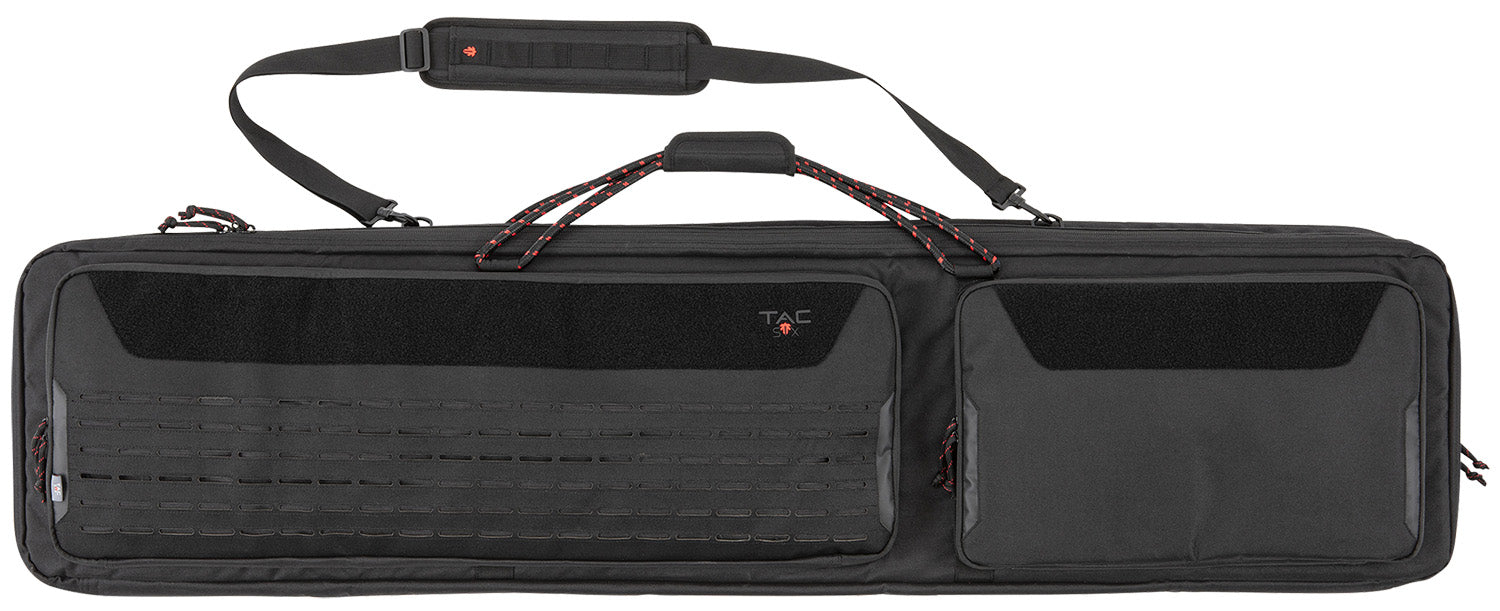 Tac Six Unit Dual Tactical Rifle Case 55 Inch Black 600D Polyester
