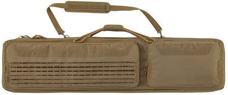 Tac Six Unit 2-Gun Tactical Case Coyote 600D Polyester with MOLLE