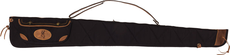 Browning 52" Lona Canvas Gun Case with Sling Black Brown Trim