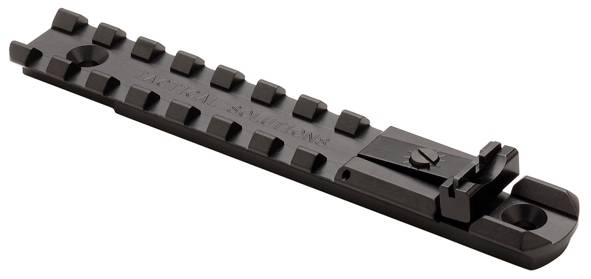 Tactical Solutions Browning Buck Mark Integral Picatinny Scope Base with Adjustable Rear Sight Black