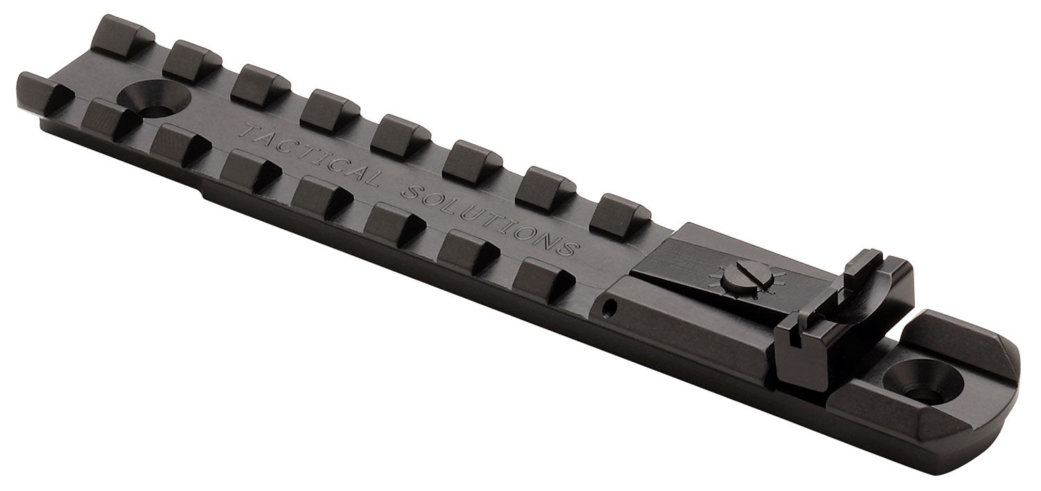 Tactical Solutions Browning Buck Mark Integral Picatinny Scope Base with Adjustable Rear Sight Black