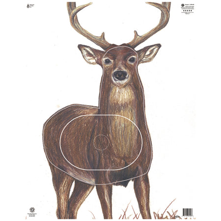 Maple Leaf NFAA Group 2 Deer Animal Round Target Face