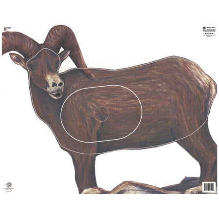 Maple Leaf NFAA Group 2 Ram Animal Round Target Face