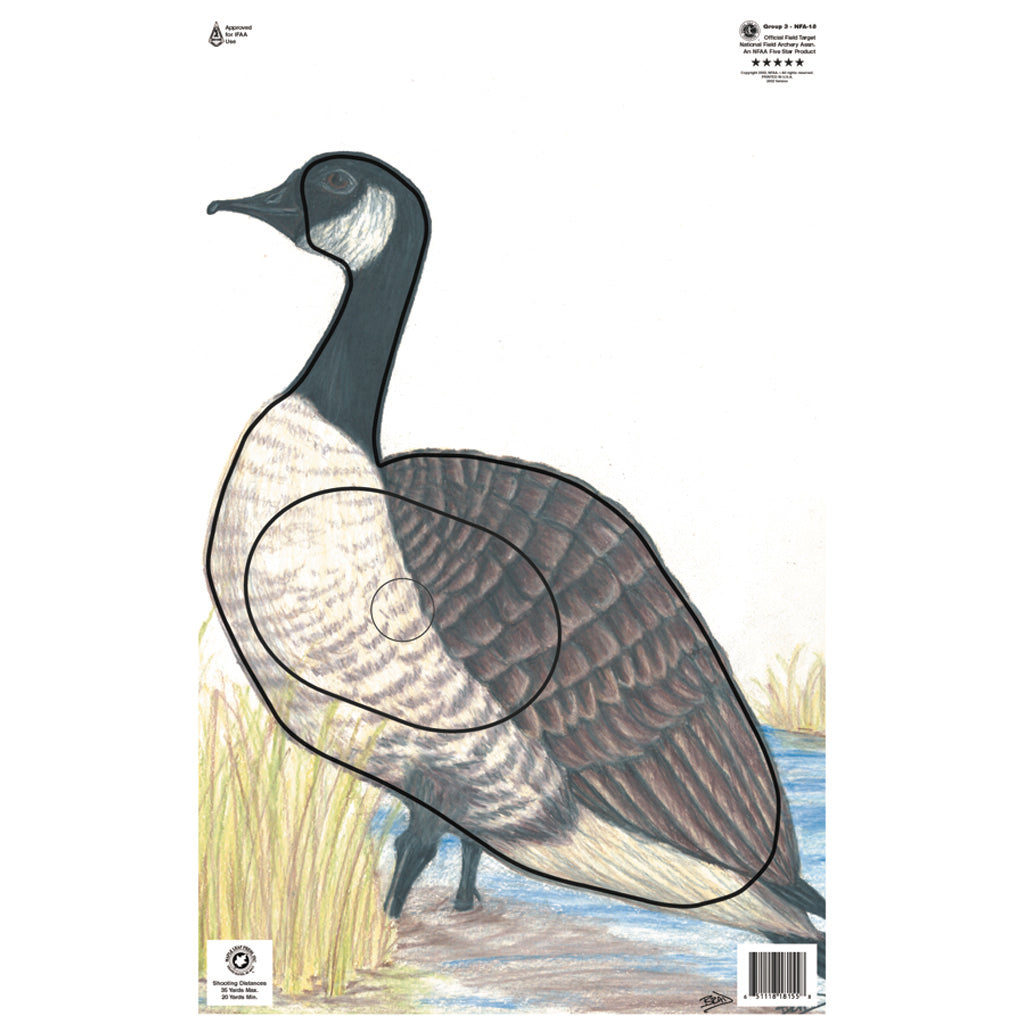 Maple Leaf NFAA Animal Round Group 3 Goose Target