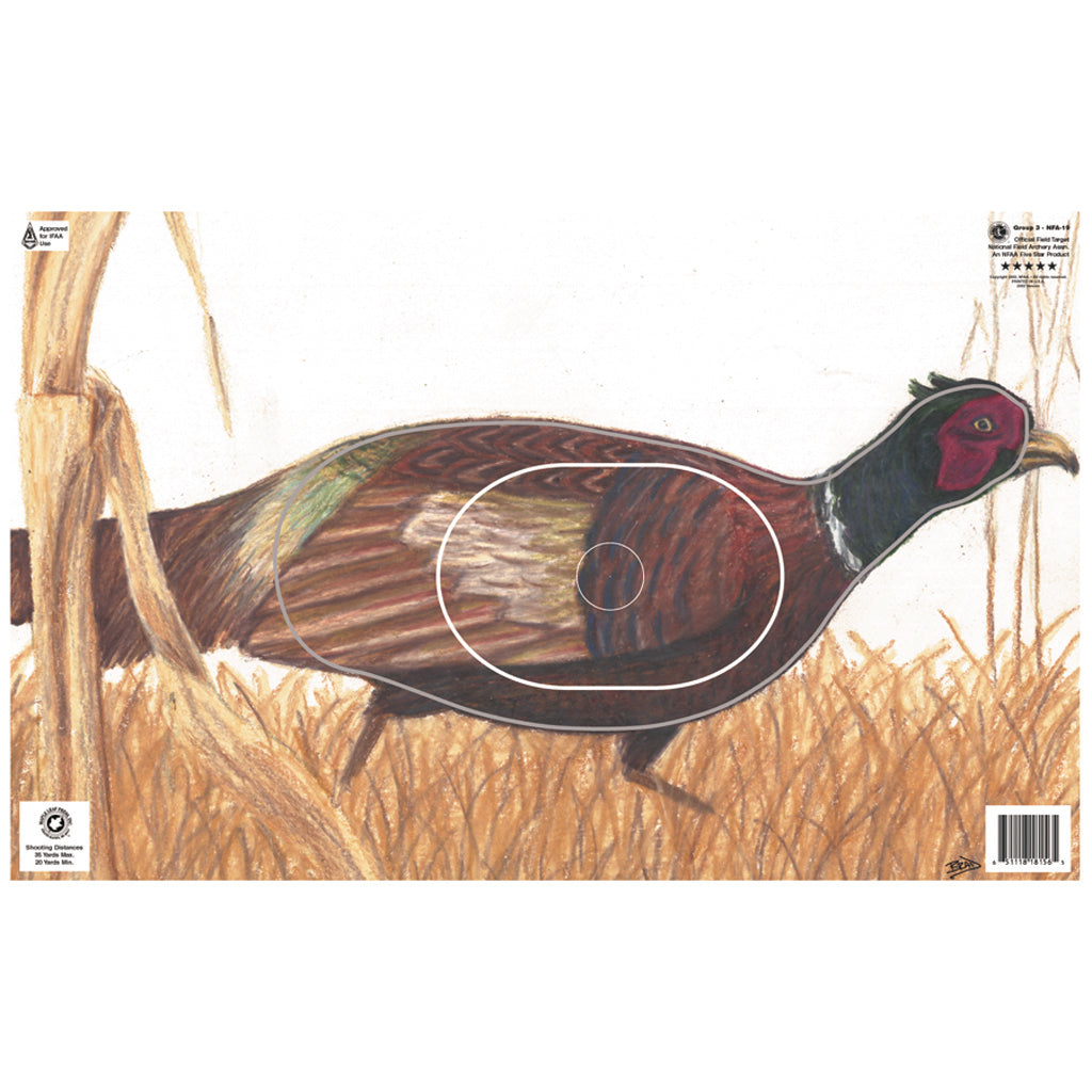 Maple Leaf NFAA Animal Round Group 3 Pheasant Target