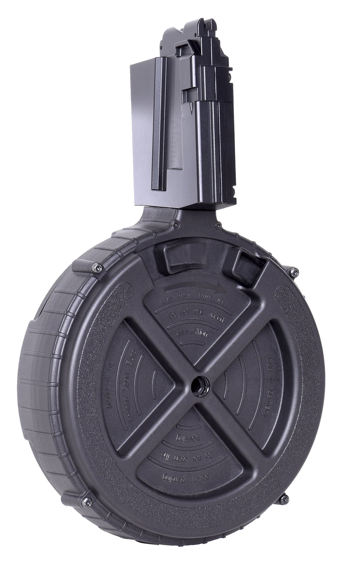 Mauser Rimfire 4150104 .22 LR 110rd Drum Magazine for M-15 Black Polymer