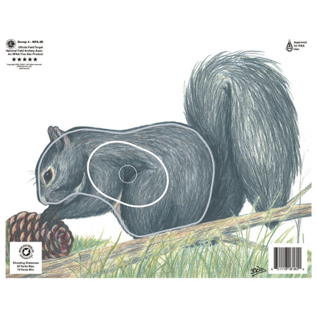 Maple Leaf NFAA Animal Round Group 4 Squirrel Target