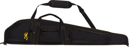 Browning Buckmark 50" Padded Rifle Case Black Gold Trim with Strap