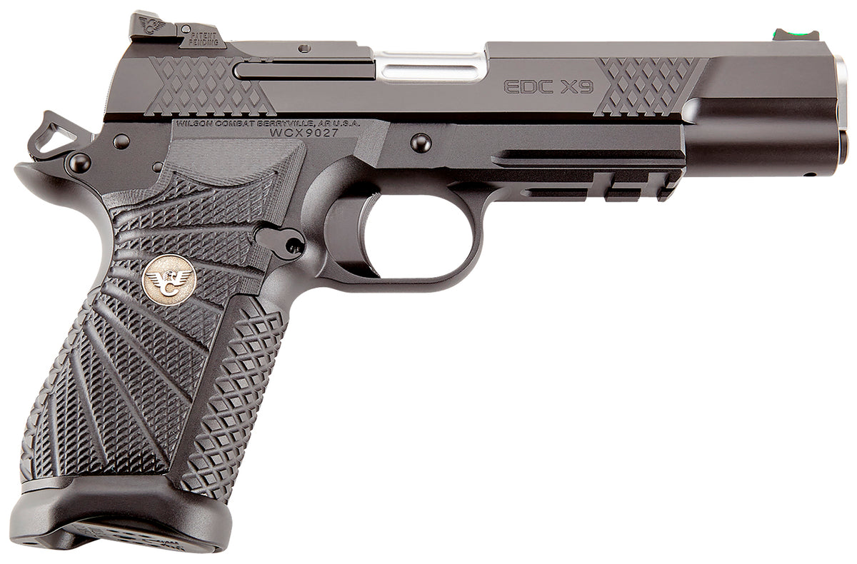 Wilson Combat EDC X9L 9mm Luger Pistol - 15+1 Capacity, 5" Black DLC Slide, Aluminum Frame w/Picatinny Rail