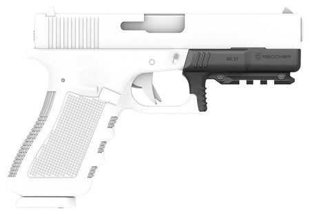 Recover Tactical GR2101 Glock 20/21 Accessory Rail Adapter, Black