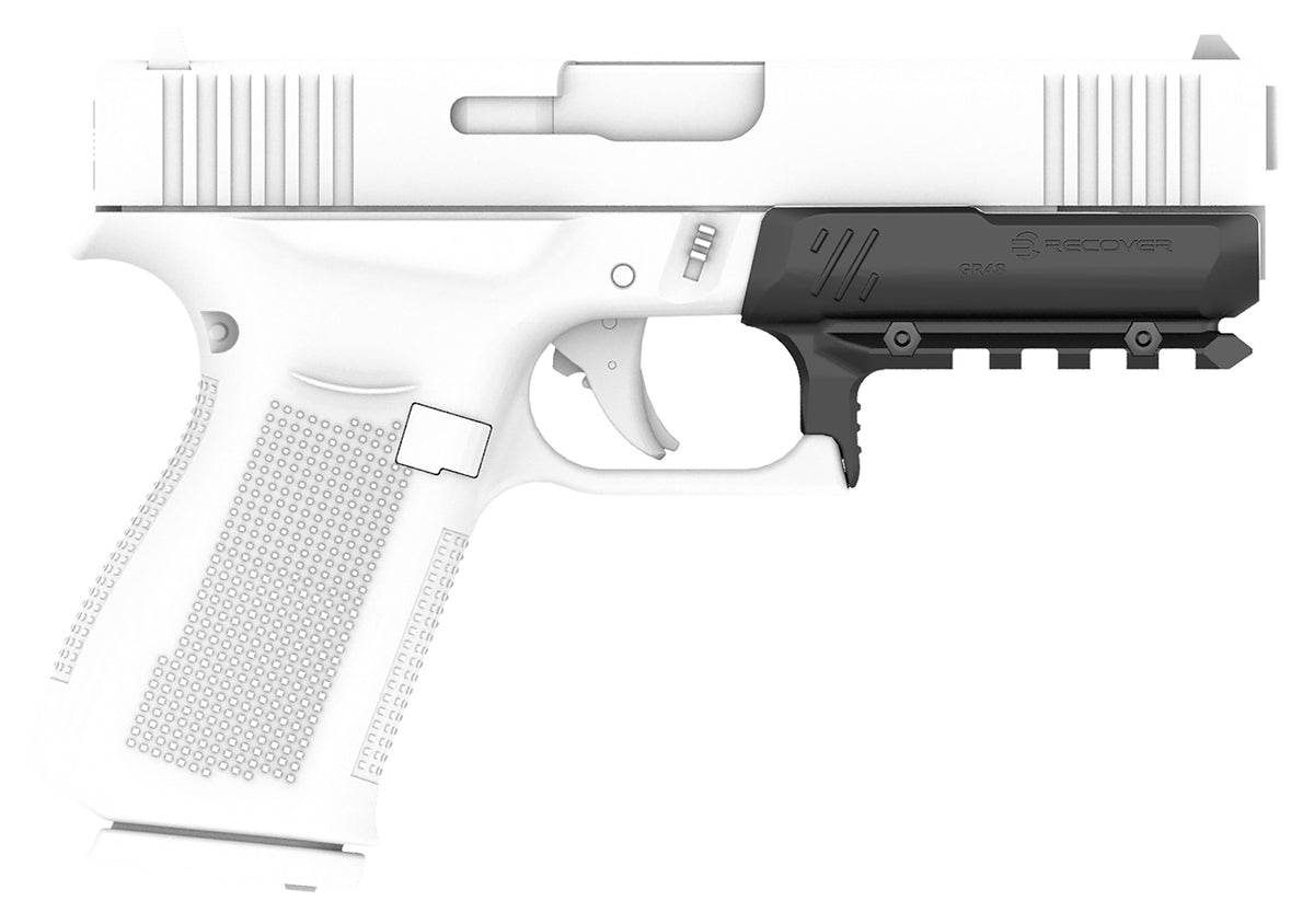 Recover Tactical GR4801 Glock 48 Full Size Accessory Rail, Black